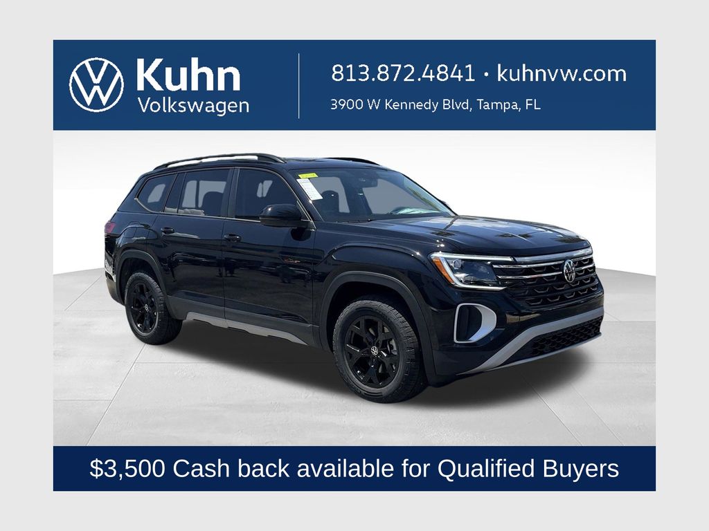 Deep Black Pearl 2026 Volkswagen Atlas SUV / Crossover All-Wheel Drive 8-Speed Automatic