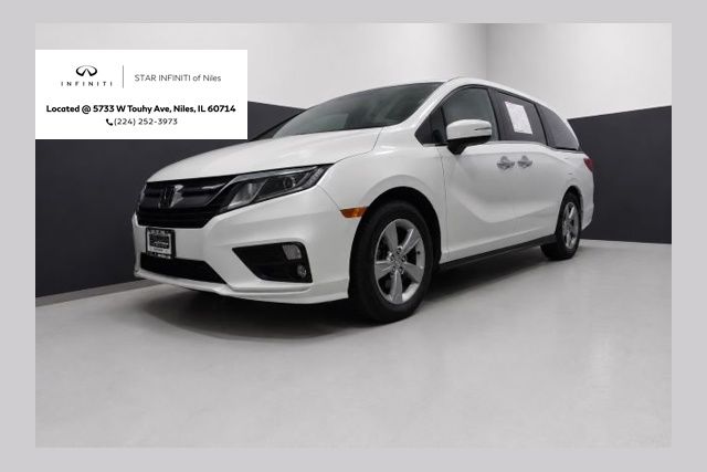 Platinum White Pearl 2020 Honda Odyssey EX-L FWD Minivan Front-Wheel Drive Automatic