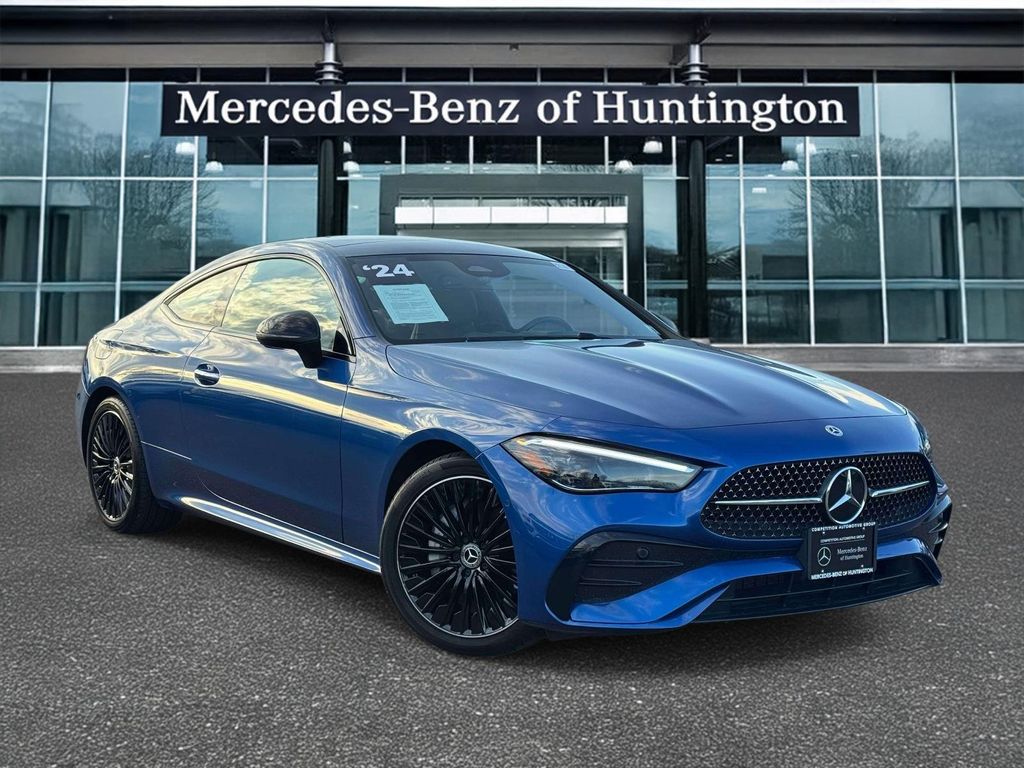 Starling Blue Metallic 2024 Mercedes-Benz CLE 300 4MATIC Coupe All-Wheel Drive 9-Speed Automatic