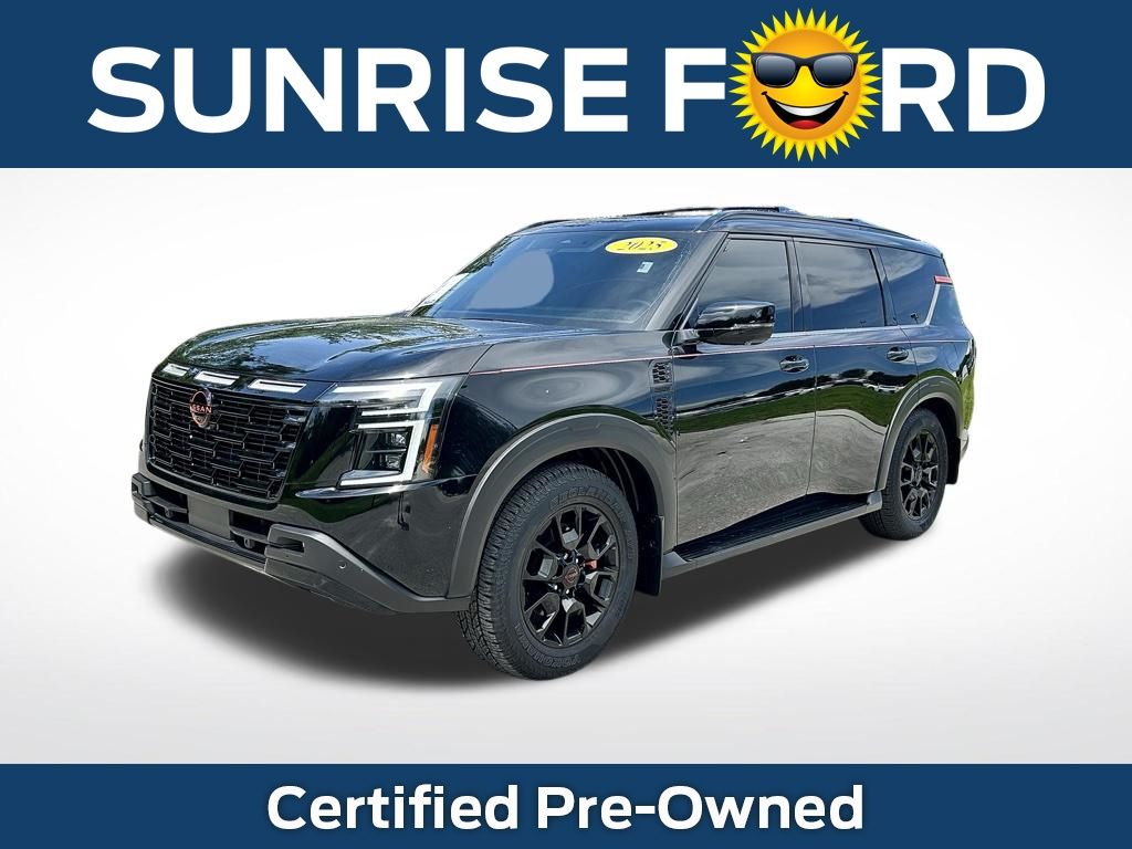 Super Black 2025 Nissan Armada PRO-4X 4WD SUV / Crossover Four-Wheel Drive 9-Speed Automatic