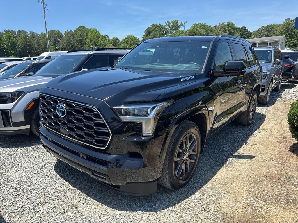 Midnight Black Metallic 2023 Toyota Sequoia Platinum 4WD SUV / Crossover Four-Wheel Drive Automatic