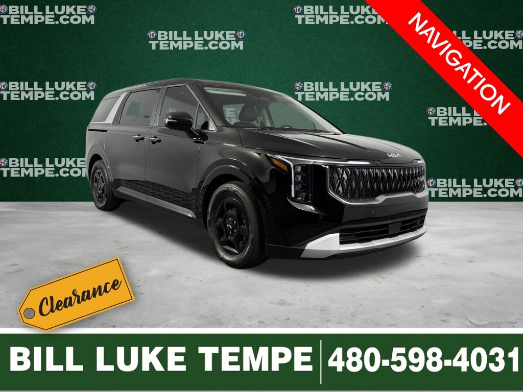 Aurora Black Pearl 2025 Kia Carnival LXS FWD Minivan Front-Wheel Drive 8-Speed Automatic