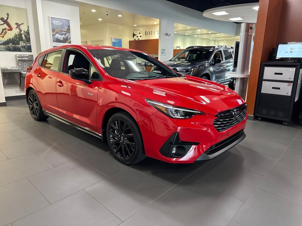 Pure Red 2026 Subaru Impreza Wagon All-Wheel Drive Continuously Variable Transmission