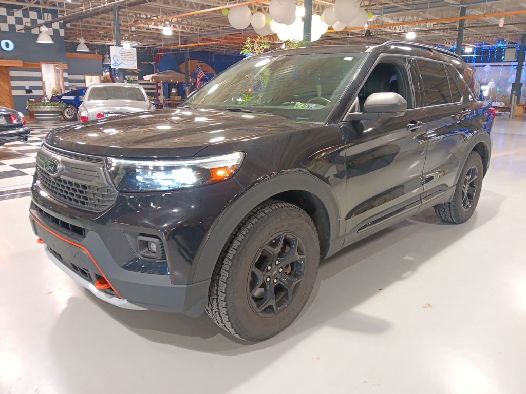 Agate Black Metallic 2023 Ford Explorer Timberline AWD SUV / Crossover All-Wheel Drive Automatic