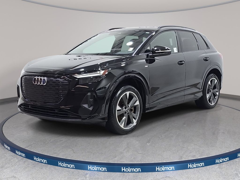 Mythos Black Metallic 2024 Audi Q4 e-tron quattro Premium 50 SUV / Crossover All-Wheel Drive Automatic