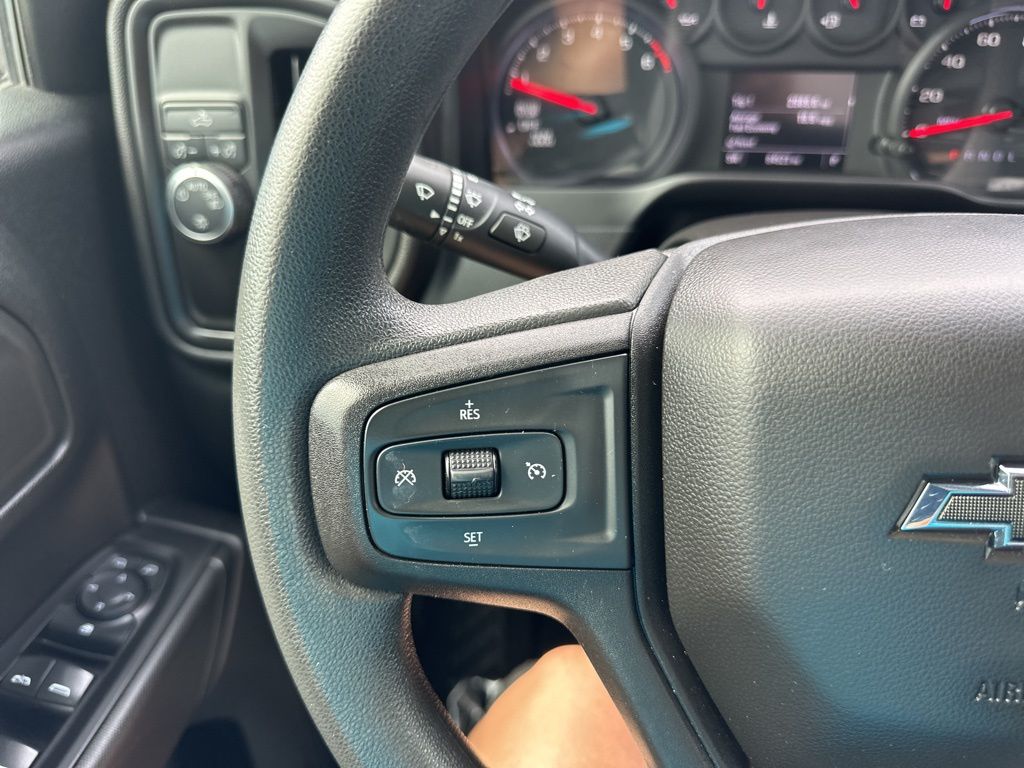 2021 Black Chevrolet Silverado 1500 Custom RWD Truck