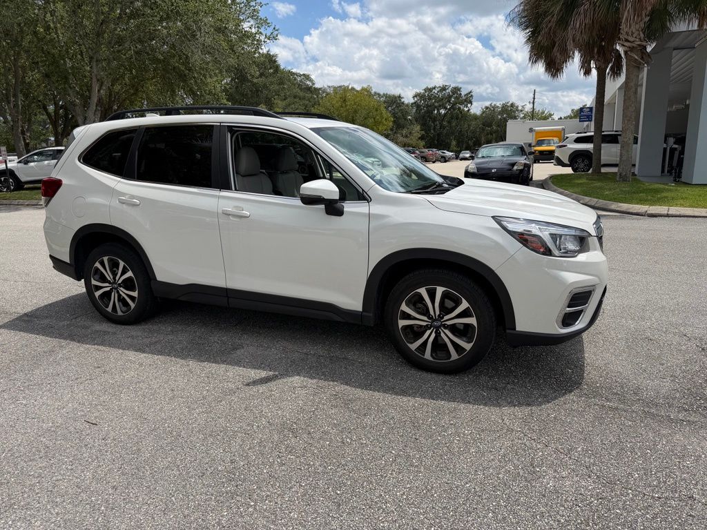 Crystal White Pearl 2019 Subaru Forester SUV / Crossover All-Wheel Drive Continuously Variable Transmission