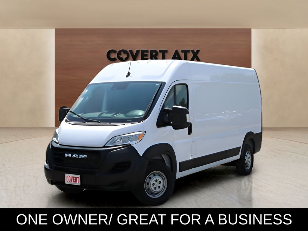 Bright White Clearcoat 2023 RAM ProMaster Van Front-Wheel Drive 9-Speed Automatic