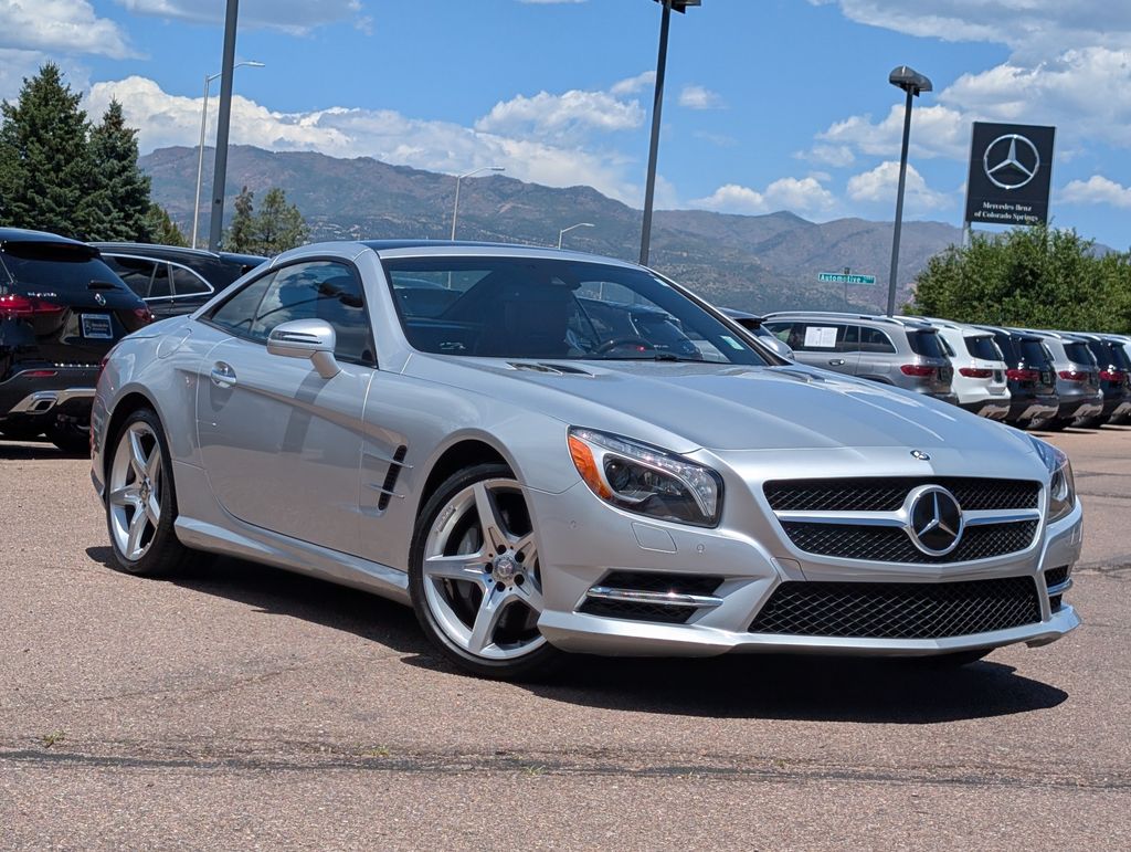 Iridium Silver Metallic 2013 Mercedes-Benz SL-Class Convertible Rear-Wheel Drive 7-Speed Automatic