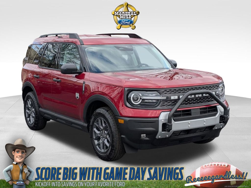 Ruby Red Metallic Tinted Clearcoat 2025 Ford Bronco Sport SUV / Crossover All-Wheel Drive 8-Speed Automatic