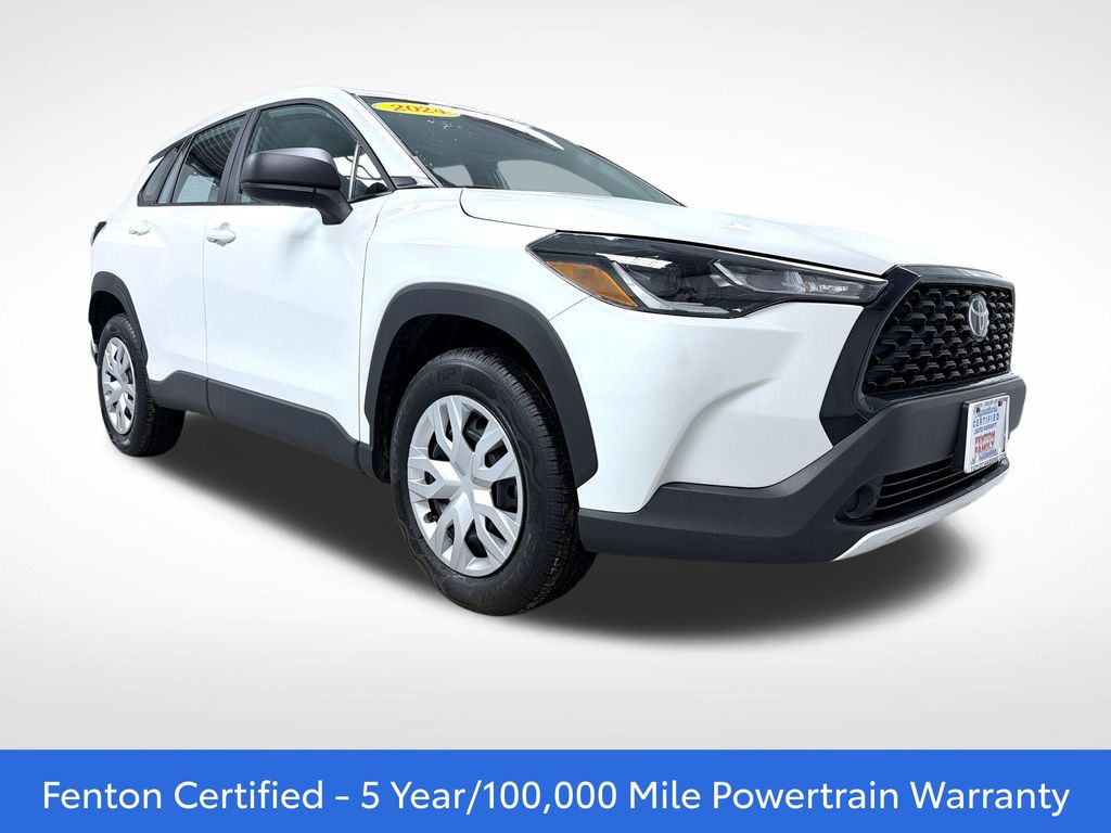 White 2024 Toyota Corolla Cross L AWD SUV / Crossover All-Wheel Drive Continuously Variable Transmission