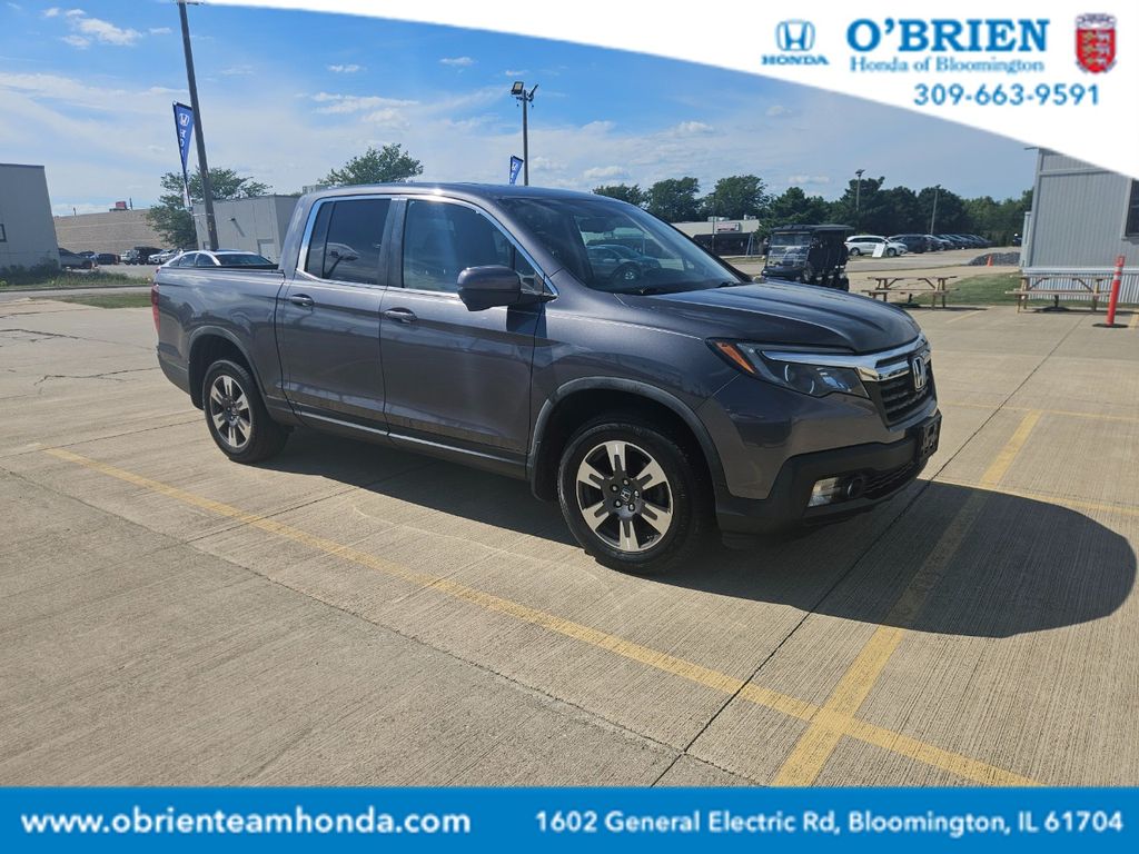 Lunar Silver Metallic 2019 Honda Ridgeline Pickup Truck All-Wheel Drive 6-Speed Automatic
