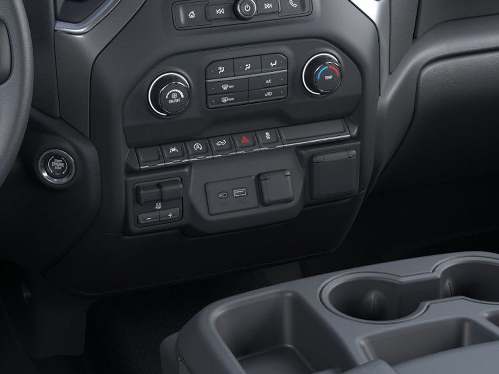 2026 Chevrolet Silverado 1500 Custom Gray at Klick Lewis Buick Chevrolet
