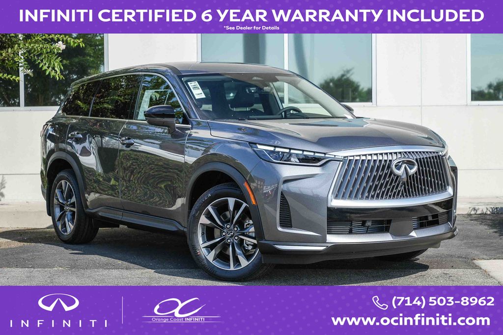 Gray (Graphite Shadow) 2026 INFINITI QX60 Pure FWD SUV / Crossover Front-Wheel Drive 9-Speed Automatic