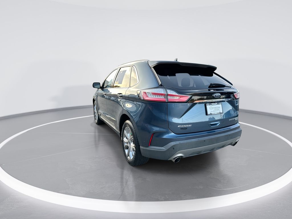 2019 Ford Edge Titanium Blue at Bob King Buick GMC