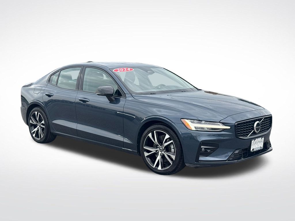 Denim Blue 2024 Volvo S60 Sedan Front-Wheel Drive Automatic
