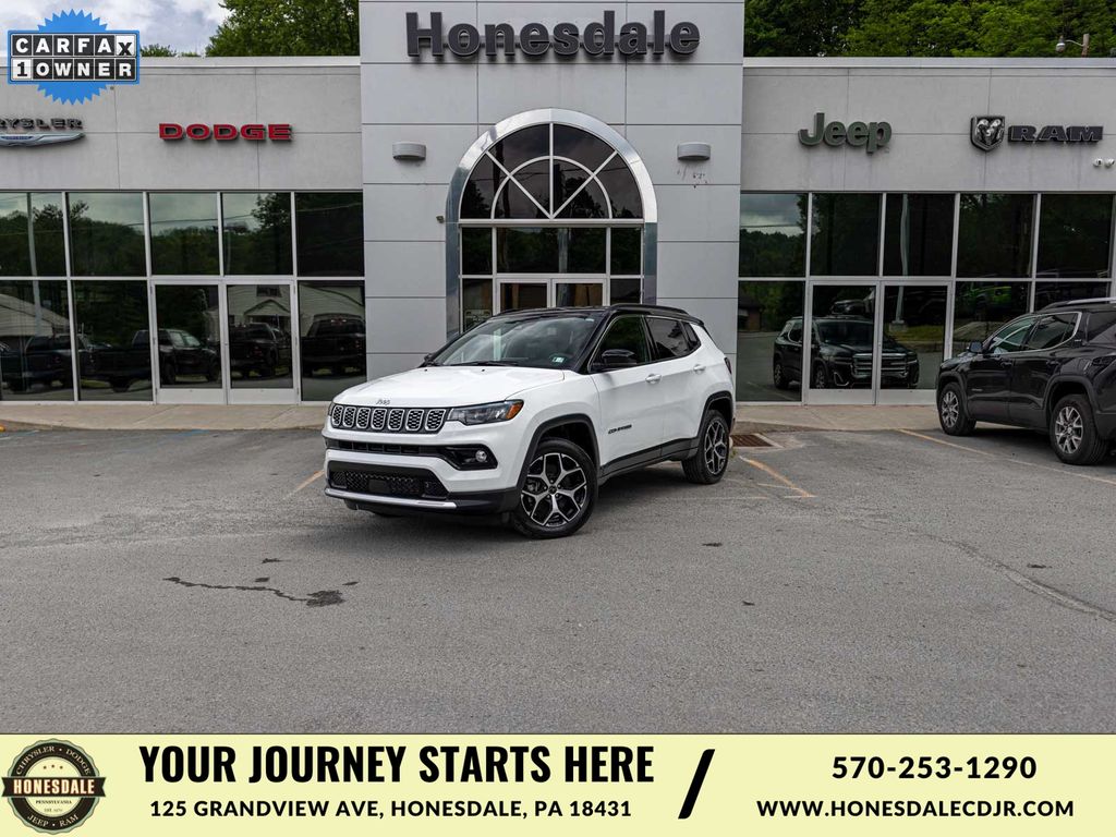 Bright White Clearcoat 2026 Jeep Compass SUV / Crossover Four-Wheel Drive 8-Speed Automatic