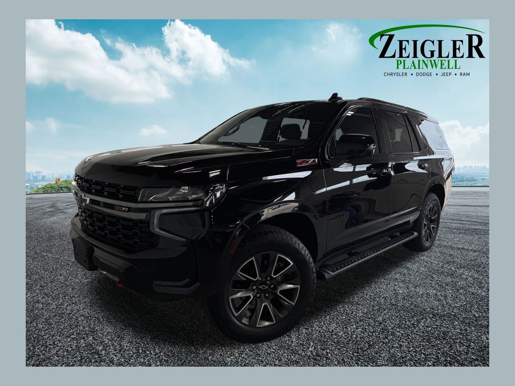 Black 2021 Chevrolet Tahoe Z71 4WD SUV / Crossover Four-Wheel Drive
