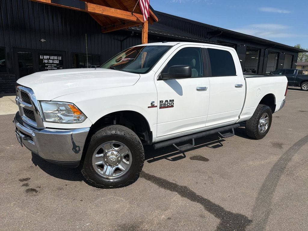 Bright White Clearcoat 2017 RAM 2500 Pickup Truck Four-Wheel Drive 6-Speed Automatic