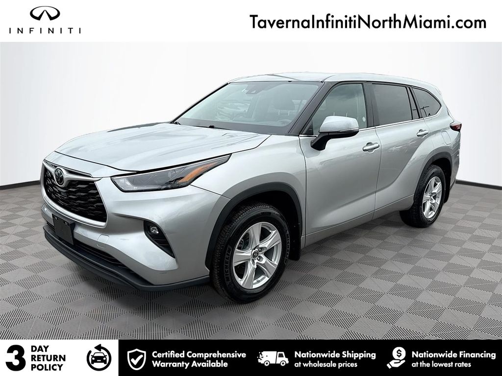 Silver 2024 Toyota Highlander SUV / Crossover All-Wheel Drive 8-Speed Automatic
