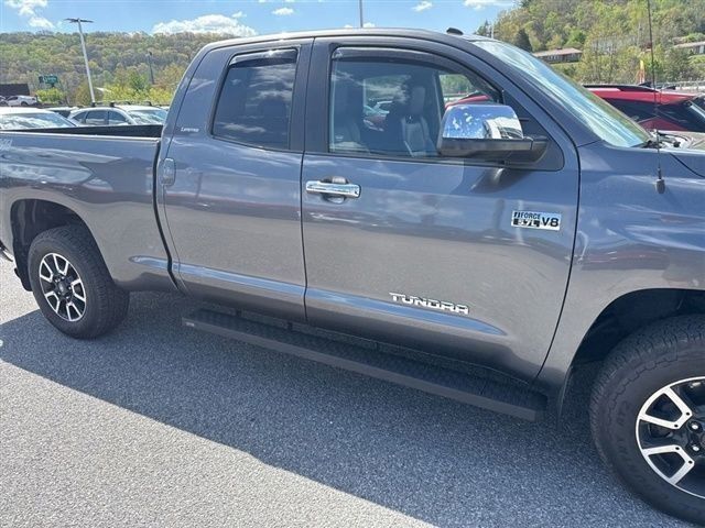 Gray 2017 Toyota Tundra Limited Double Cab 5.7L 4WD Pickup Truck Four-Wheel Drive 6-Speed Automatic Overdrive