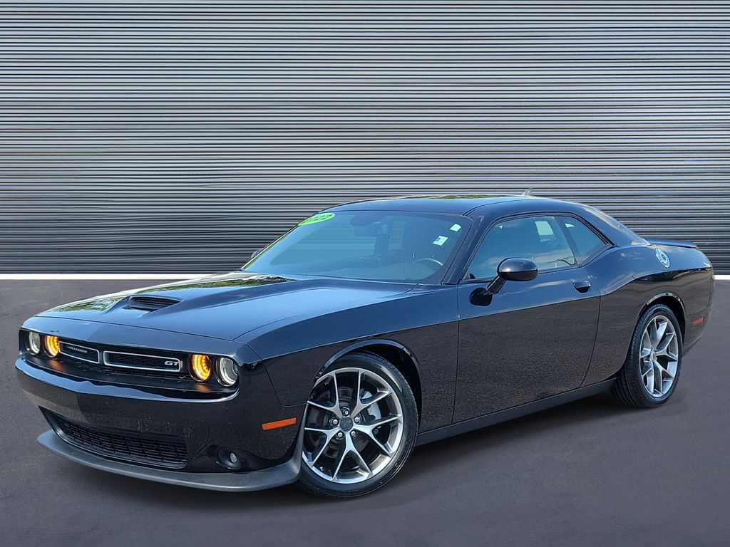 Pitch Black Clearcoat 2022 Dodge Challenger Coupe Rear-Wheel Drive 8-Speed Automatic