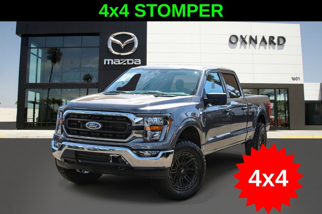 Carbonized Gray Metallic 2023 Ford F-150 XLT SuperCrew 4WD Pickup Truck Four-Wheel Drive Automatic