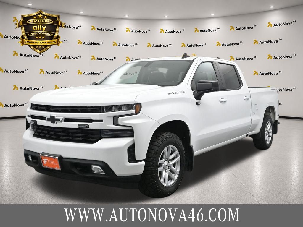 Summit White 2019 Chevrolet Silverado 1500 Pickup Truck Four-Wheel Drive 8-Speed Automatic