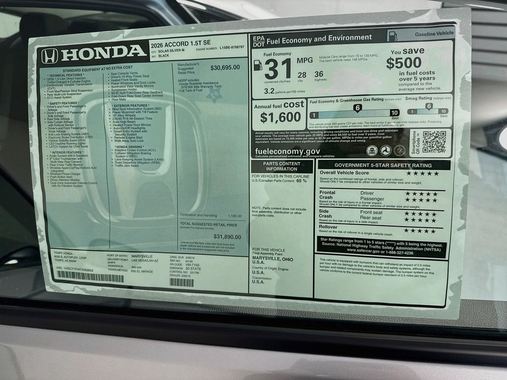 Thumbnail: 2026 Honda Accord - 9