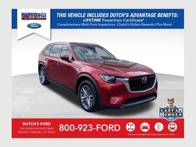 Soul Red Crystal Metallic 2025 Mazda CX-90 3.3 Turbo Preferred AWD SUV / Crossover All-Wheel Drive 8-Speed Automatic