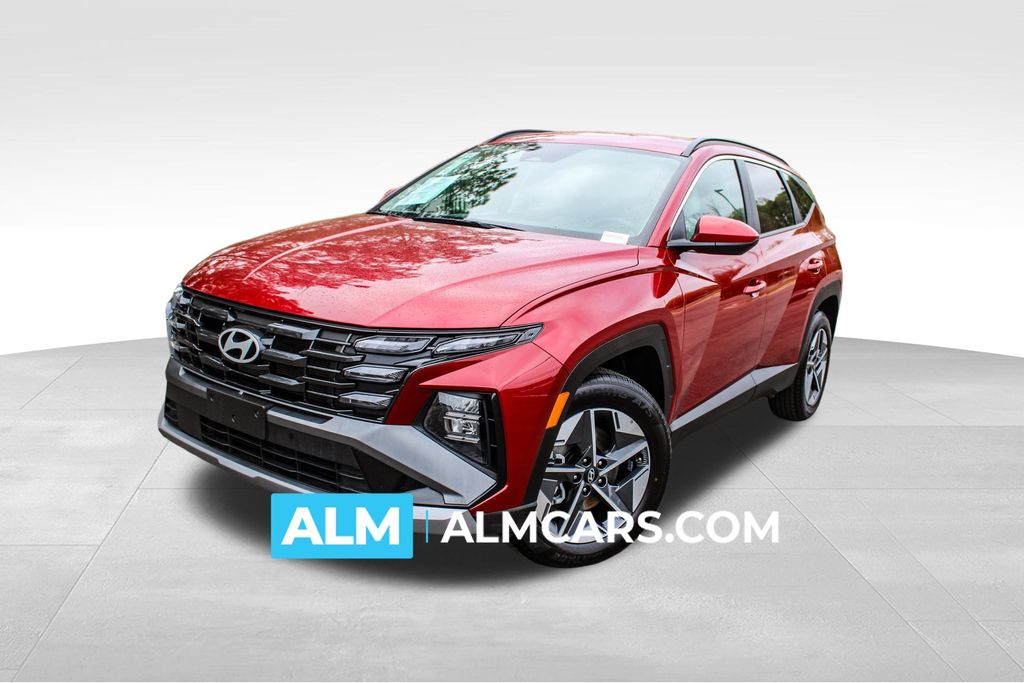 Ultimate Red 2025 Hyundai Tucson SEL AWD SUV / Crossover All-Wheel Drive 8-Speed Automatic