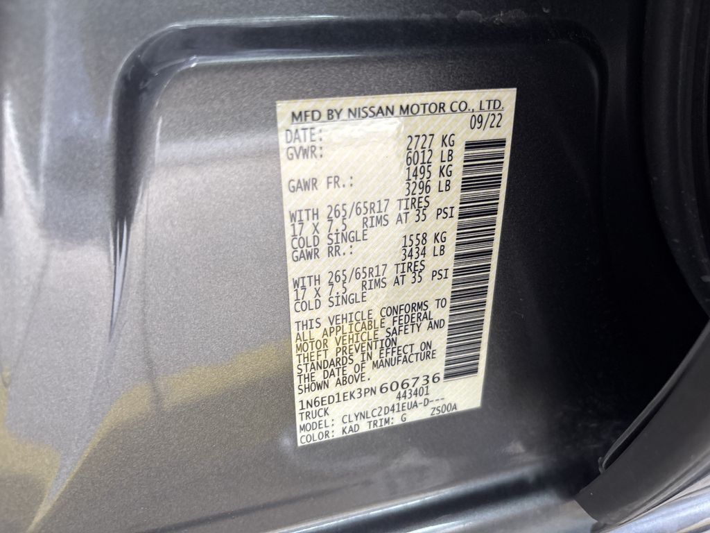 Used 2023 Nissan Frontier Truck