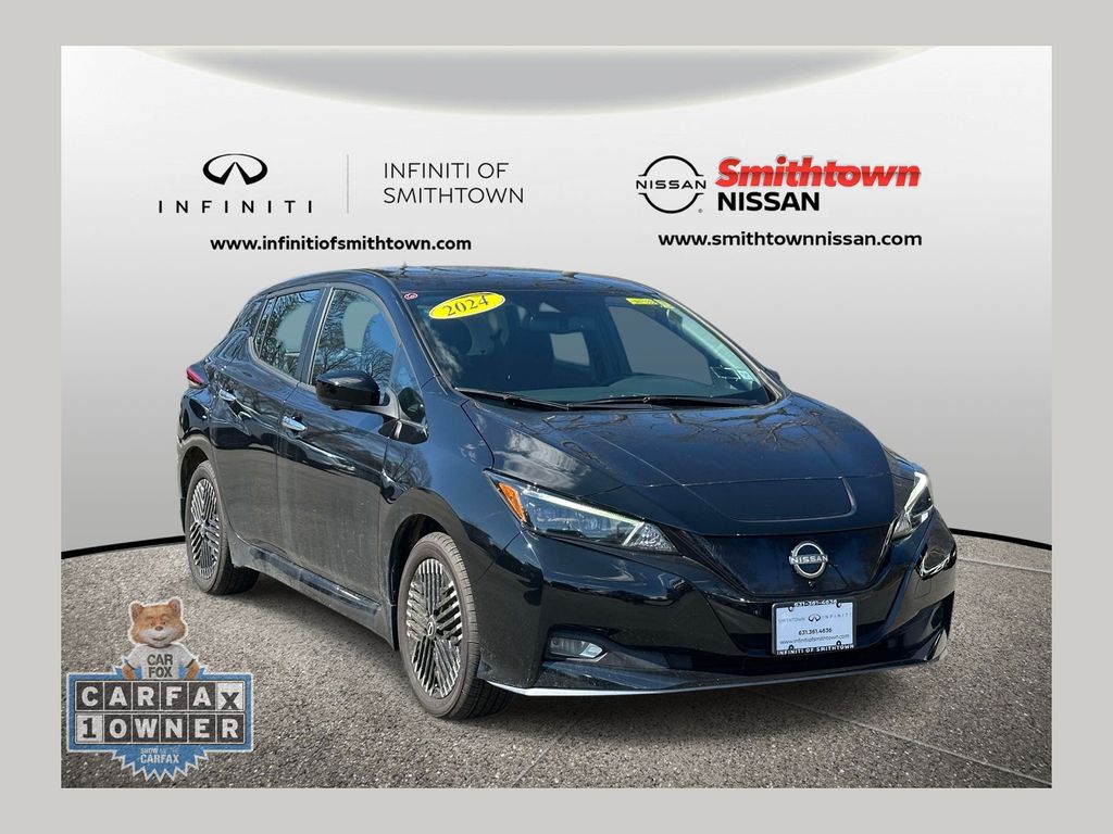 Super Black 2024 Nissan LEAF Hatchback Front-Wheel Drive Automatic