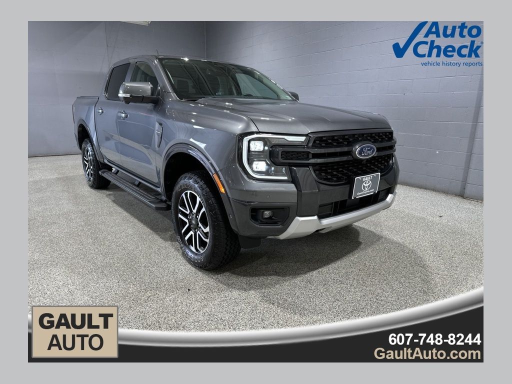 Carbonized Gray Metallic 2024 Ford Ranger Pickup Truck Four-Wheel Drive Automatic