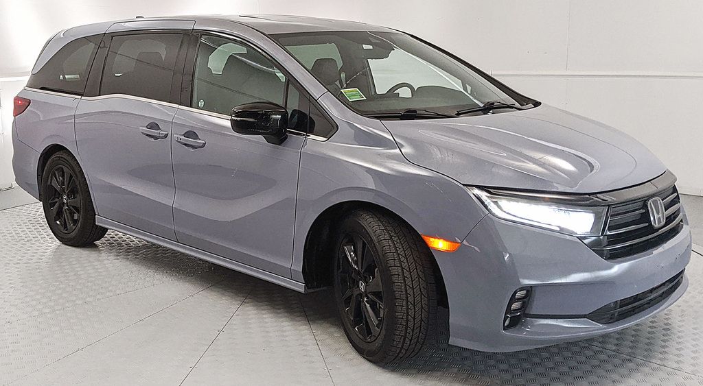 Gray 2023 Honda Odyssey Minivan Front-Wheel Drive Automatic