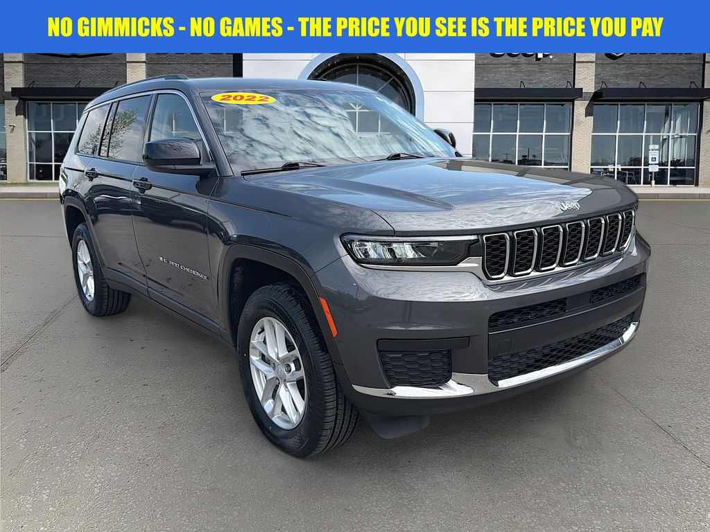 Baltic Gray Metallic Clearcoat 2022 Jeep Grand Cherokee L Laredo 4WD SUV / Crossover Four-Wheel Drive 8-Speed Automatic