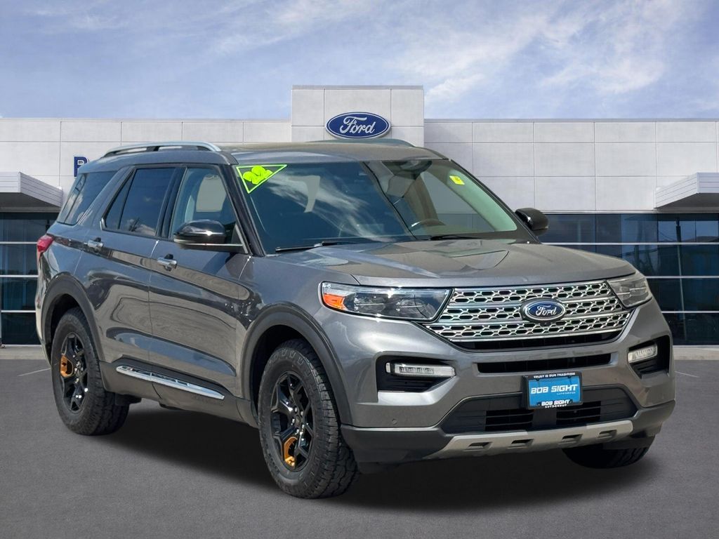 Used 2022 Ford Explorer Limited with VIN 1FMSK8FHXNGC42111 for sale in Kansas City