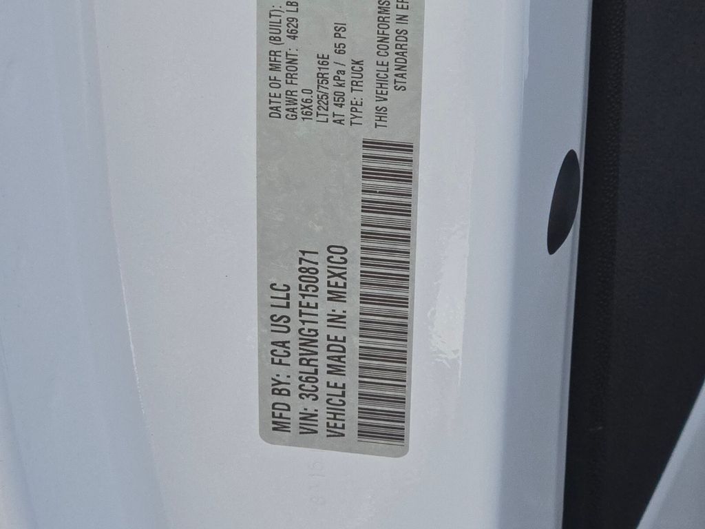 new 2026 Ram ProMaster 1500 car, priced at $43,782