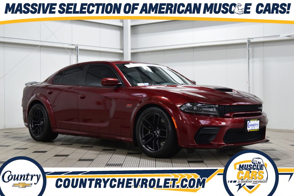 Red 2021 Dodge Charger Sedan Rear-Wheel Drive 8-Speed Automatic