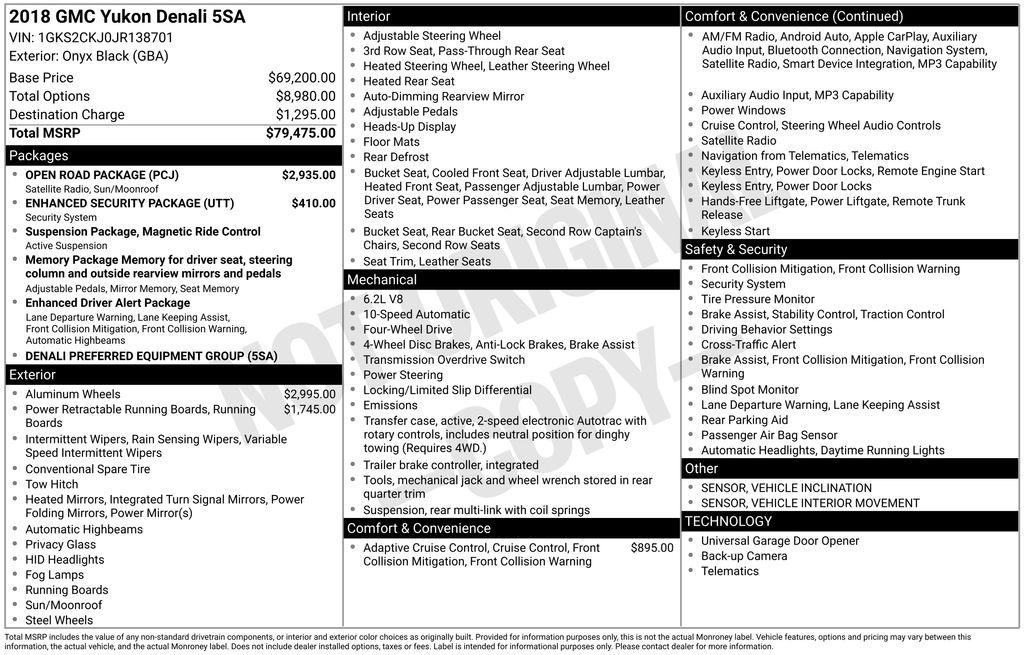 Thumbnail: 2018 GMC Yukon - 23