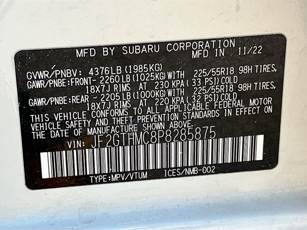 Used 2023 White Subaru Limited image 30