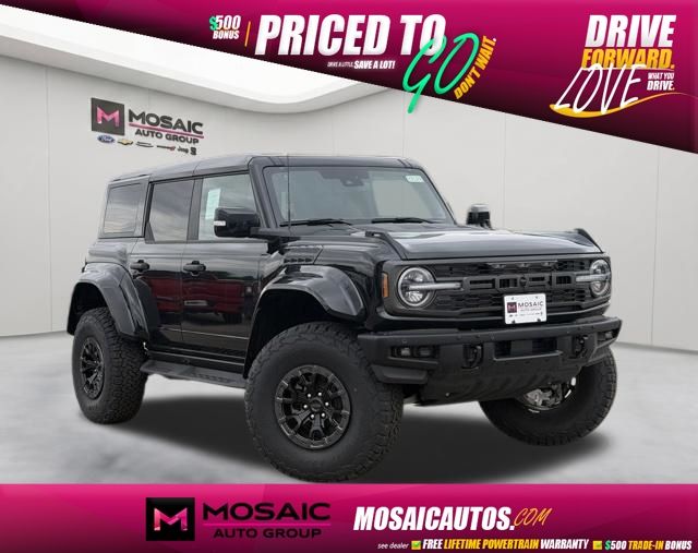 Shadow Black 2025 Ford Bronco Raptor 4WD SUV / Crossover Four-Wheel Drive Automatic