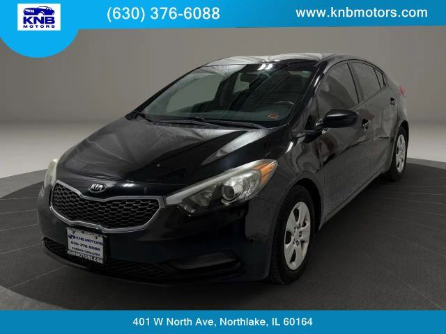Aurora Black 2015 Kia Forte LX Sedan Front-Wheel Drive 6-Speed Automatic