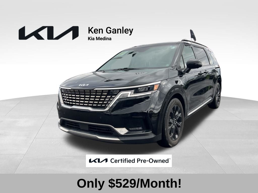 Aurora Black Pearl 2024 Kia Carnival SX FWD Minivan Front-Wheel Drive 8-Speed Automatic