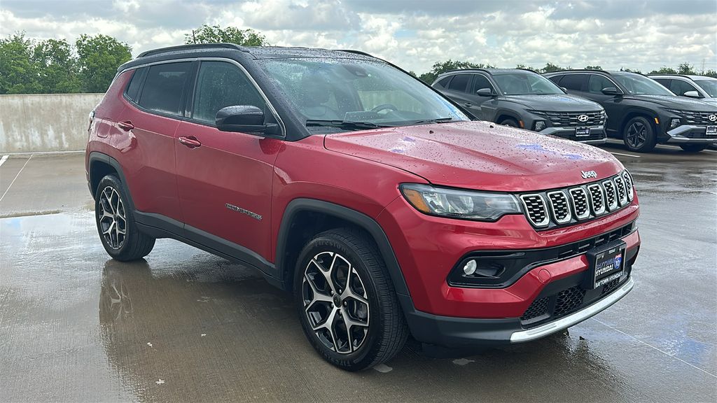 2025 Jeep Compass Limited Red at Classic Elite Chevrolet Sugar Land