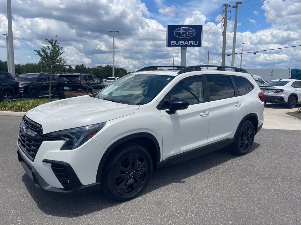 Crystal White Pearl 2025 Subaru Ascent SUV / Crossover All-Wheel Drive Continuously Variable Transmission