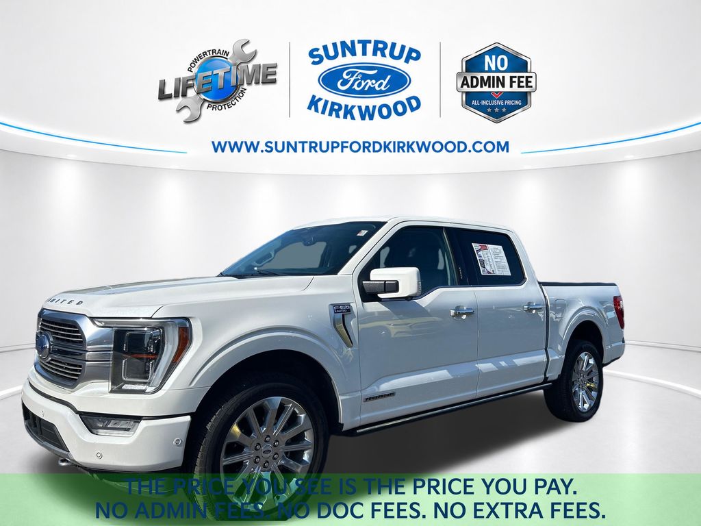 Star White Metallic Tri-Coat 2023 Ford F-150 Pickup Truck Four-Wheel Drive Automatic
