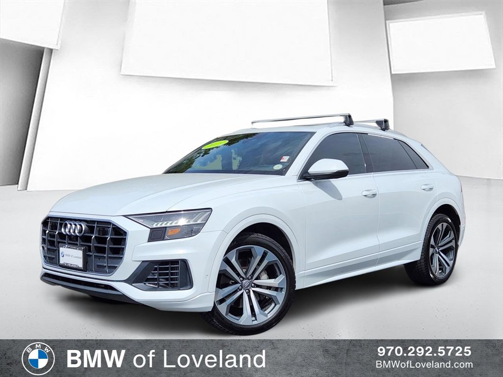 Glacier White Metallic 2019 Audi Q8 quattro Prestige 55 TFSI SUV / Crossover All-Wheel Drive 8-Speed Automatic