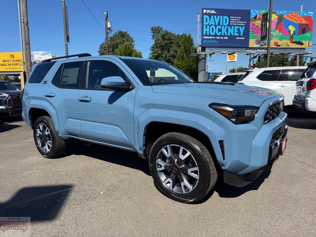 Blue 2026 Toyota 4Runner TRD Sport 4WD SUV / Crossover Four-Wheel Drive 8-Speed Automatic