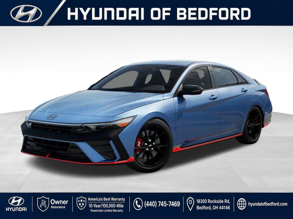 Performance Blue 2026 Hyundai Elantra N Sedan Front-Wheel Drive 6-Speed Manual